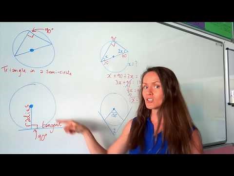 The Maths Prof: Circle Theorems 1