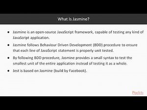 The Complete JavaScript Unit Testing Guide: Testing Applications with Jasmine | packtpub.com