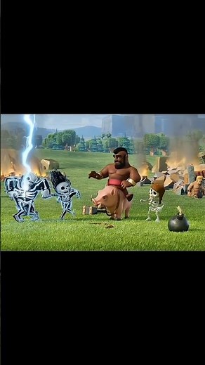 I REPEATED THE ANIMATED VIDEO #shorts #clashofclans #gaming