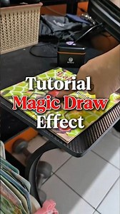 Tutorial bikin efek magic draw #tutorial #magic #tipsandtricks #drawing #videoediting #animation
