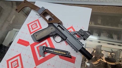 手枪秒变冲锋枪 3D 打印 RUGER 改装件