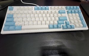 腹灵fl980键盘 海盐配色开箱视频