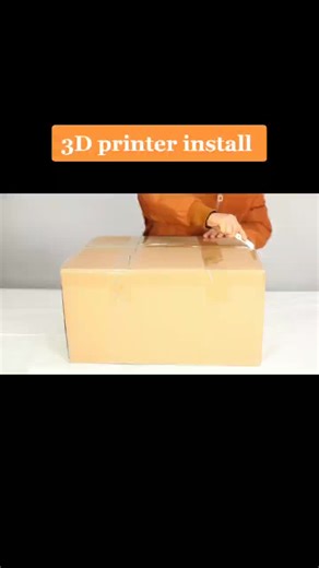 3D printer install showing#print #mini#printer #easy