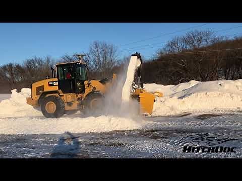 Wheel Loader SnowBlower - Hard Pack Snow