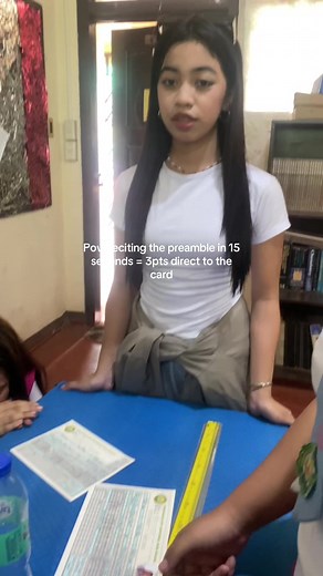 Preamble Recitation Challenge: 15 Seconds to Win