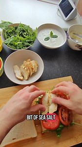 Here's a look at our Greek Inspired Sanga (Australian slang for sandwich)... if we served this in the shop, what should we call it? Best greek sandwich pun wins!! #sandwich #sandwiches #sanga #sarnie #greekcuisine #gyros #bakery #baking #doncaster | Death By Fudge