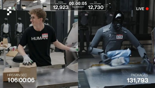 What happens when they add three cameras on every side of the table and feed those to the robot? Its sorting efficiency would double. AI is game over for a lot of jobs.