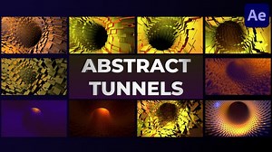 Videohive Abstract Tunnels for After Effects - 47673712 AEdownload.com