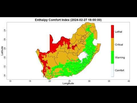 Enthalpy Comfort Index Map