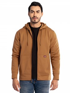 Wrangler Workwear Men's Full Zip Performance Fleece Hooded Work Jacket, Size S-5XL