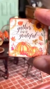 1.9K views · 1.6K reactions | May your day be filled with love 李and gratitude to all my mini friends and their families #happythanksgiving旅 | D. Thomas Miniatures | Facebook