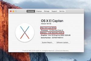 Recommended Specs For Os X El Capitan