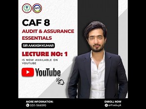 1st Class of CAF-08 Audit and Assurance Essentials By Sir Akash Kumar March-26 Attrmpt