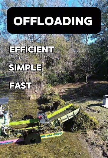 The #1 lake cleaning machine! Call today to see which harvester is best for you! #manufacturer #weloveourjob