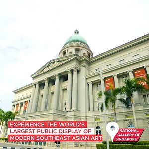 Discover the art and cultural heritage of Singapore. National Gallery Singapore is dedicated to curating a collection that will provide insights into the unique art, heritage and history in the region. Now that Singapore is completely open for travel, the Gallery is a must-visit destination in Singapore. #PassionMadePossible #SingapoReimagine #VisitSingapore | VisitSingapore