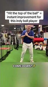 "Swing down" is not the problem. But it needs to be from 1 leg, not 2.