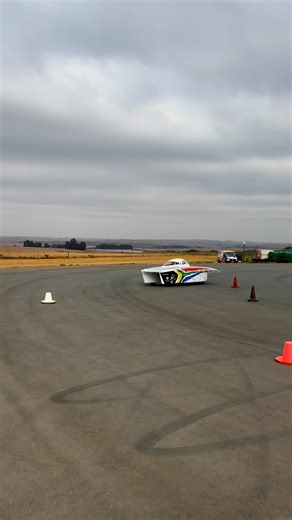 Hey TUT Fam! We’re just a few days away from the official Sasol Solar Challenge and we’ve got exciting news. Today, our team successfully passed the dynamic scrutineering test, which included the Figure 8, Slalom, and Braking tests meaning that we are one step closer to giving it our all on the road – let’s keep pushing!# #SasolSolarChallenge. #innovations #renewableenergy #fyp #instagood | Tshwane University of Technology TUT