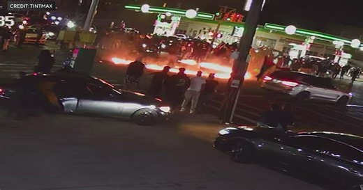 Video shows car takeover in Maspeth, Queens, intersection