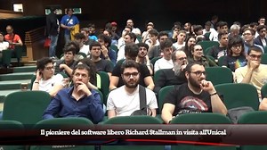 Il pioniere del software libero Richard Stallman in visita all’Unical | L'altro Corriere TV | Facebook