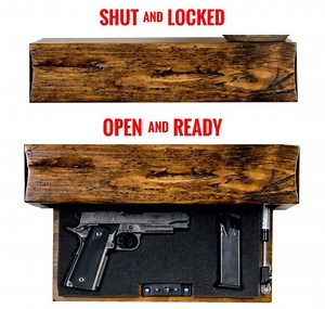 Liberty 16S Hidden Gun Shelf Safe With Trap Door - 16" X 8" X 3.75" - Etsy