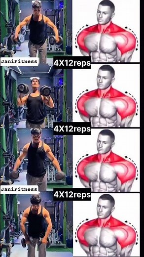 💥Build Bigger Shoulders with Dumbbells 💪🔥 #shoulderworkout #dumbbells