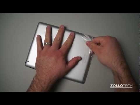 Removing a ZAGG InvisibleSHIELD from an iPad