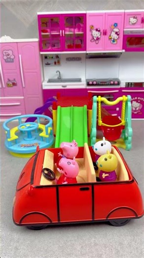 Satisfying with Unboxing & Review Peppa Pig Fun Park Adventure #asmr #unboxing #peppapig #toyhouse