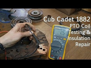 PTO Coil Testing & Insulation Repair – Cub Cadet 1882 Restoration Project