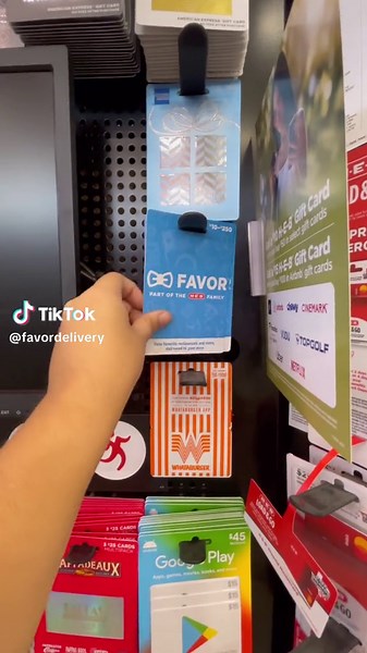 You can now buy physical Favor gift cards at your local @H-E-B! Plus, when you buy a $50 Favor gift card at H-E-B between September 6–12, you’ll get a bonus $10 H-E-B gift card on us! To get your bonus gift card, simply clip the coupon in the H-E-B app and redeem the barcode at checkout. See you at H-E-B! 💙 #favordelivery #giftcards #texascheck #heb