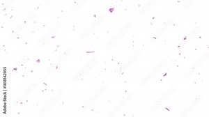 Cherry petals falling overlay with sakura petals falling 4K, pink petals animation white background, autumn leaves flutter down fall season and orange leaves falling