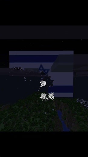 What Happened to the Giant Flag? 🤔 #minecraft #tnt #minecraftshorts #destruction