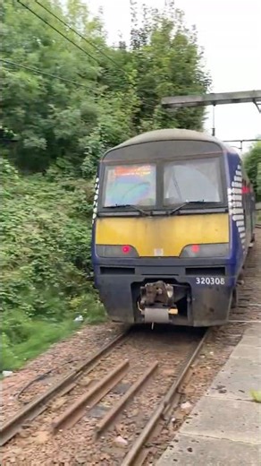 ScotRail class 320 departing station #railway #train #trainspotting