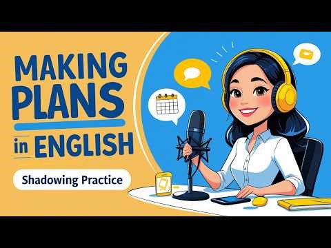 How to Make Plans in English | Easy Conversation Practice for Beginners