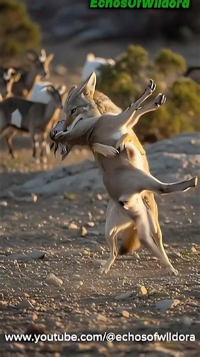 Hero Dogs Stop Coyote Attack on Goat | Farm Rescue Moment