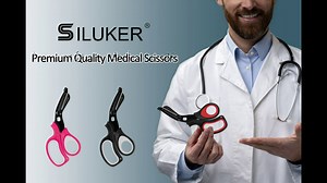 Medical Scissors Nursing Scissors - 2 Pack EMT Trauma Shears - 8 Inch Soft Grip Handle Design Bandage Scissors for Nurses