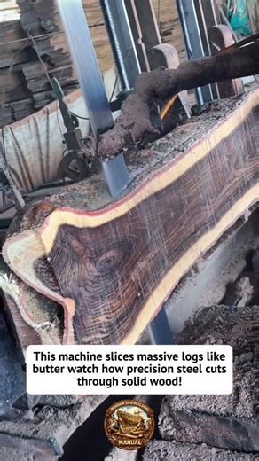 INSANE Log Cutting Machine You’ve NEVER Seen Before! 😱 #woodworking #sawmill #tools