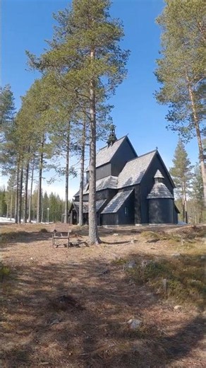 Norwegian Magic: The Historic Stave Church 🇳🇴⛪ #norway #architecture