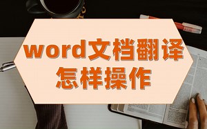 word文档翻译怎样操作