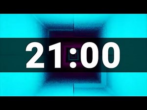 21 Minute Timer with Cool Upbeat Music for Kids, Chill Instrumental Countdown