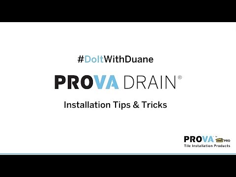 PROVA DRAIN Tips & Tricks with Duane Farley - Height Adjustment Drain Assembly