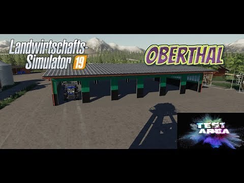 LS19 Oberthal #07 Die neue Durchfahrhalle mit automatischer Parkfunktion