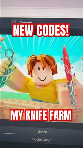 NEW MY KNIFE FARM CODES ON ROBLOX APRIL 2026!