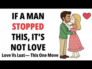 The One Thing Men Stop Doing When It’s Only Lust & Not Love
