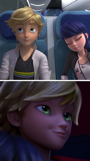 They are so romantic 💖 #miraculousladybug #ladybug #catnoir #miraculousseason6 #adrienette #mlb