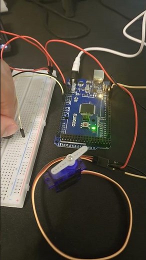 Arduino 2560 Mega Servo motor control #programming #electricalengineering