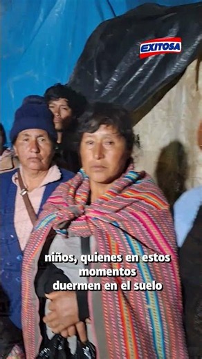 🔴🔵 Earthquake victims in Junín await aid and are sleeping outdoors