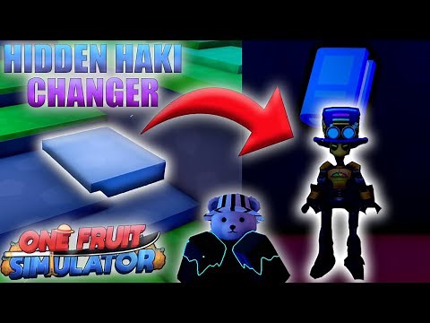 HIDDEN HAKI COLOR CHANGER | One Fruit Simulator