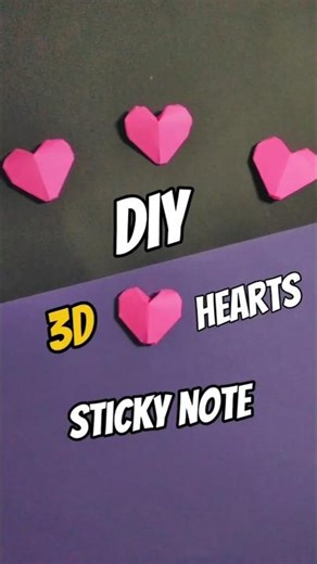 🥰DIY cute mini heart shaped🤯 Easy craft #diy #crafts #craft #trending #viral #cute #love #coemdy