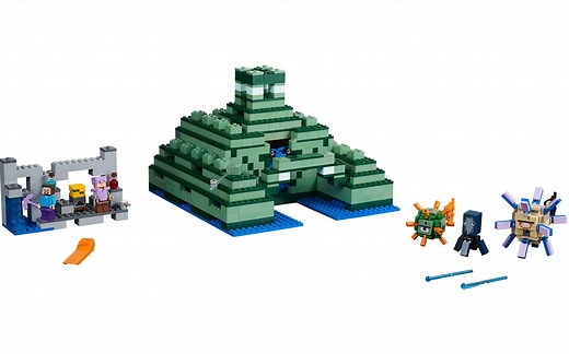 乐高 LEGO 21136 Minecraft 我的世界 海底遗迹海洋纪念碑 速拼评测