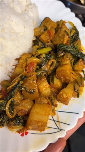 Muku's Special Pork with Lai Xaak | লাই গাহৰি ৰেচিপি | Assamese Recipe #pork #gahori #assamesefood